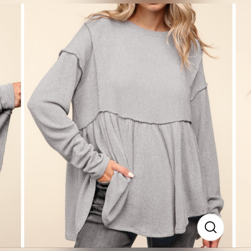 Haptics‎ 3X Oversized Top - Picture 2 of 15